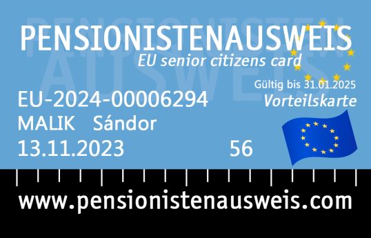 Pensionistenausweis 2025